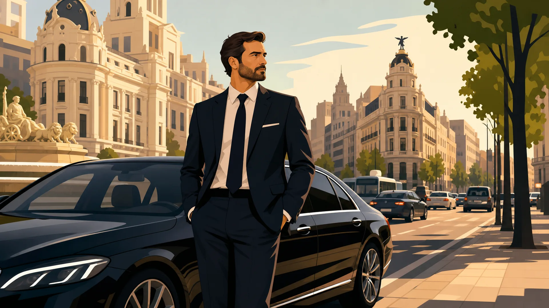 Car With Driver Madrid Service for Executives and VIP Travellers
