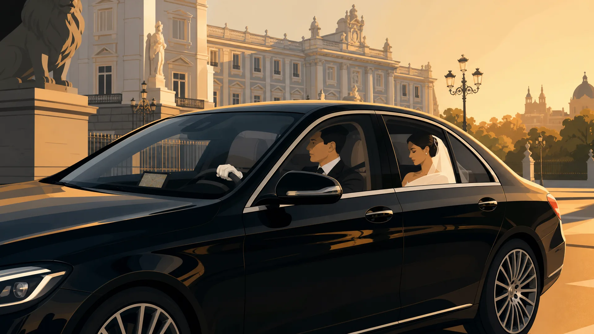 Wedding Chauffeur Service Madrid