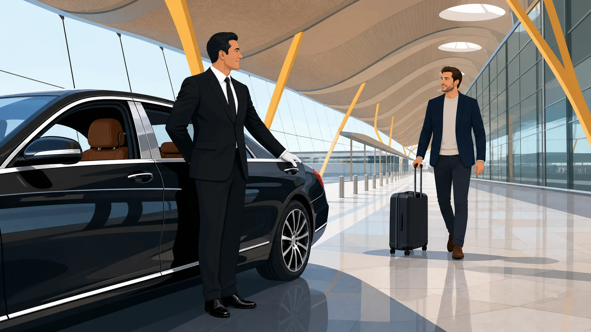 Airport Pickup Madrid Luxury Service: Meet & Greet at Barajas