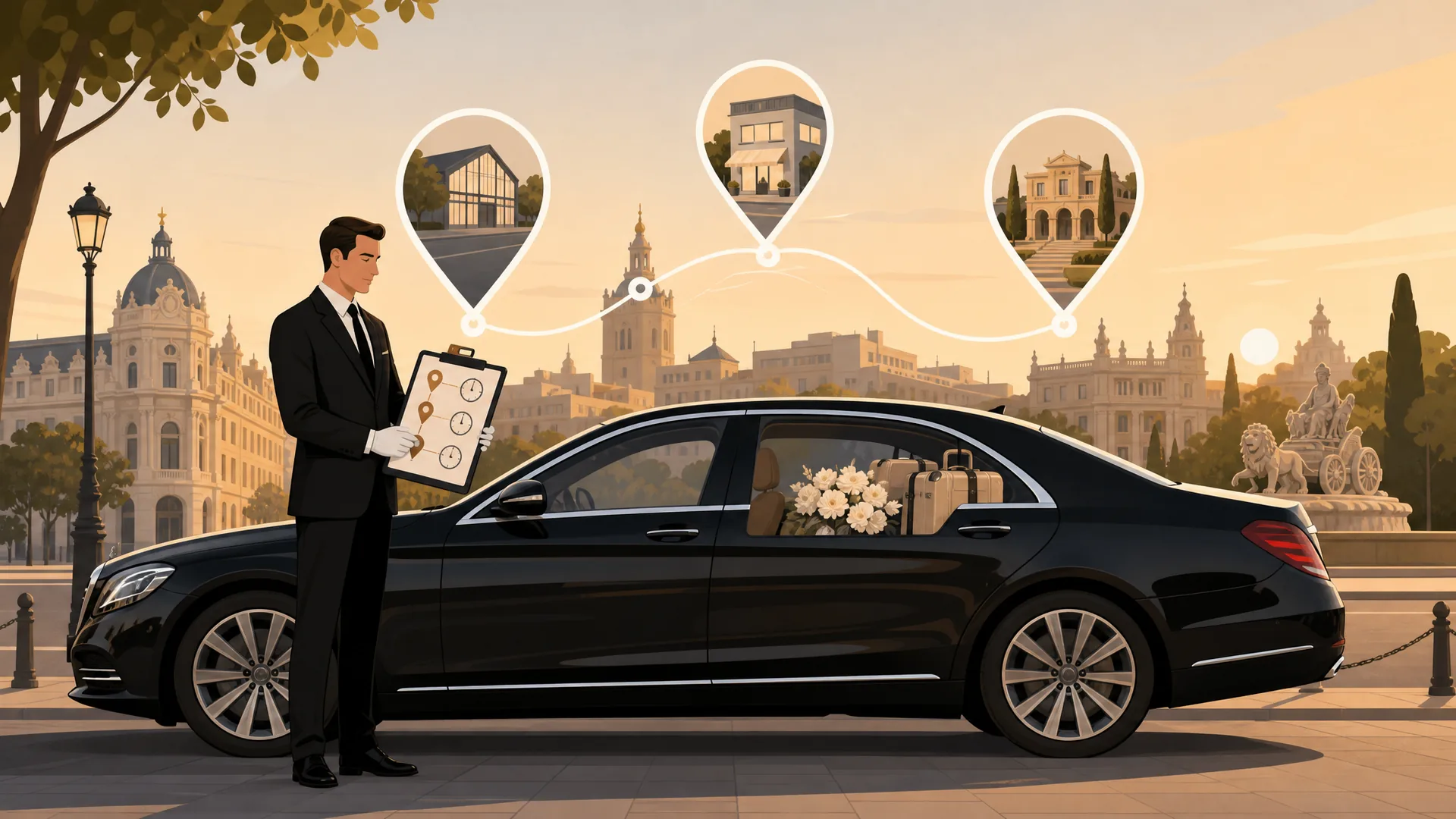 Pre-Wedding Day Chauffeur Madrid for Stress-Free Transport Planning